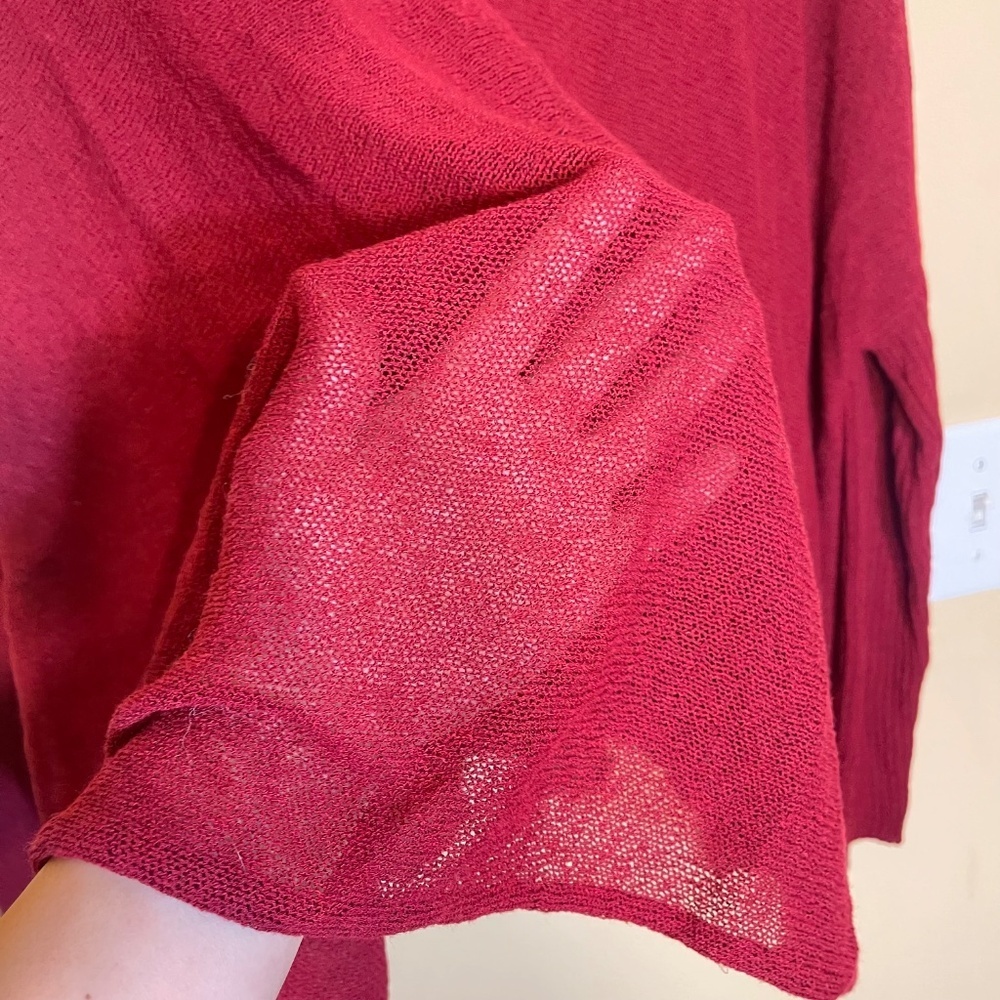 Eileen Fisher Red Women's Top - Picture 4 of 7